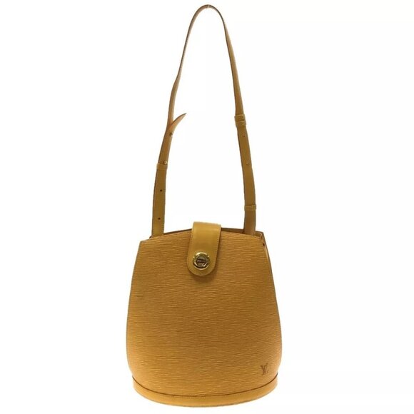 Auth LOUIS VUITTON Cluny Jaune (Tassili Yellow) Epi SP1906 Shoulder Bag - Picture 1 of 16
